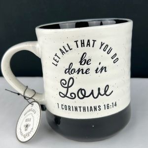 Heartland Hive - 3/$48 - ‘Let All You Do..Love’ Ceramic Mug. Large. NWT Firm!
